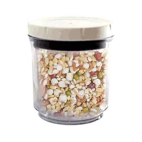 Récipient sous vide ajustable pour conservation des aliments, pousser pour évacuer l'air et ajuster (1/5)