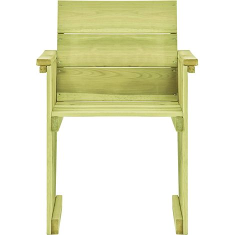 Chaise de jardin Chaise d'extérieur Bois de pin imprégné (1/5)