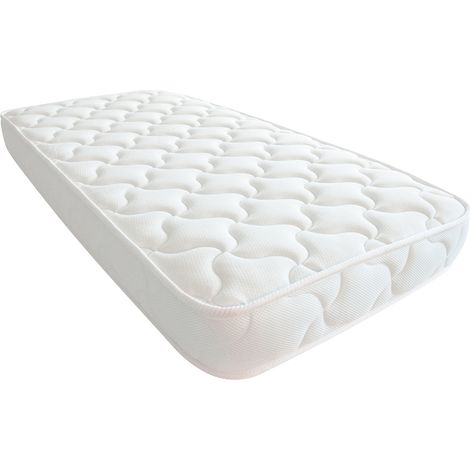 Matelas bébé 70x140 cm – Mousse haute densité – Accueil moelleux – Soutien medium – Très bonne aération et hygiène – Olympe (1/10)