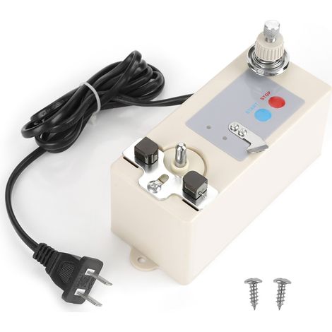 Bobineuse électrique automatique 220V pour machine à coudre, enrouleuse de fil avec fiche CN. (1/5)