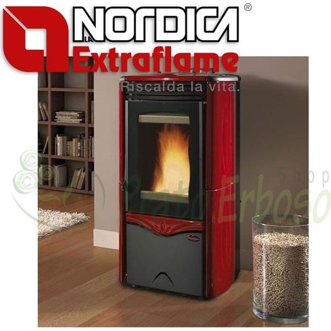 Duchessasa Steel -Estufa de pellets de 8,7 kw de burdeos