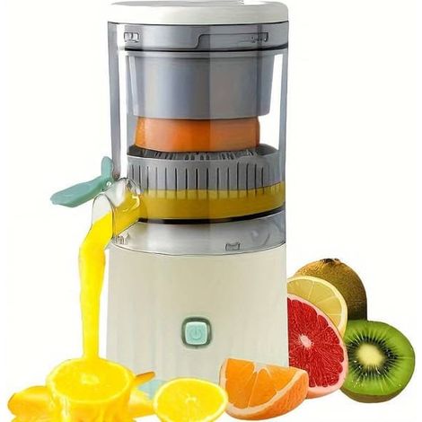 Extracteur de jus électrique sans fil - Extracteur de jus multifonction portable avec chargement USB Idéal pour les oranges et les fruits (1/5)