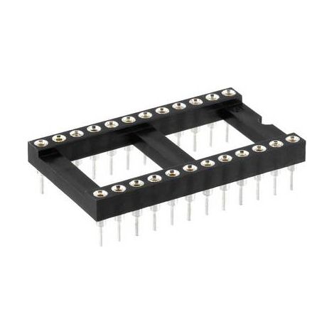 econ connect PZ24CB Support de circuits intégrés Nombre de pôles: 24 contacts de précision 1 pc(s) T (1/2)