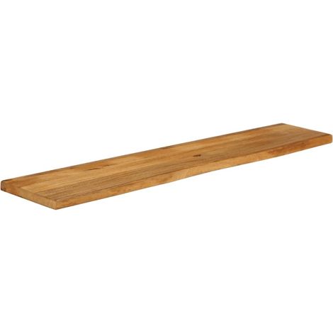 Maison Exclusive - Piano Tavolo Bordi Vivi 140x40x3,8cm in Legno Massello di Mango