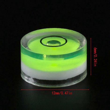 Niveau à bulle rond (lot de 4), mini niveau à bulle, niveau à bulle à œil de bœuf, instrument de mesure (1/4)