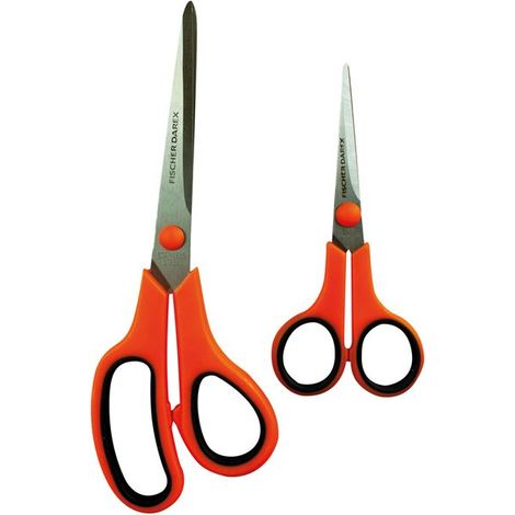 FISCHER DAREX - Lot de 2 ciseaux 14 et 21cm (1/2)