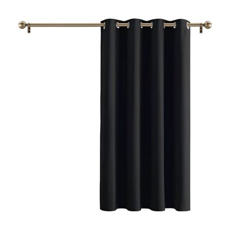 Blickdichte Gardinen – kurz – einteilig – 160 cm (H) x 132 cm (B) – grau (1/5)