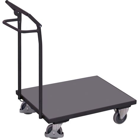VARIOfit Schiebebügelwagen mit Totmannbremse Anthrazitgrau RAL 7016