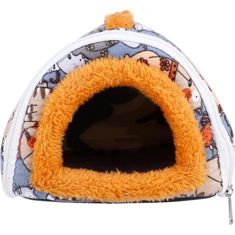 Warmes Hamsterhaus, komfortabler Meerschweinchenunterstand, Winternest für Haustiere (1/5)