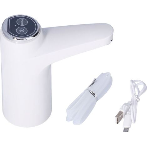 Dispensador de agua, fuente de agua, dispensador de agua eléctrico recargable por USB con indicador de batería, dispensador de agua con bomba eléctrica para el hogar y la oficina.