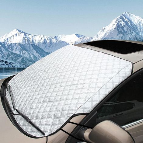 Bâche pare-brise voiture universelle 145x95cm, protection hiver/été, pliable (1/5)