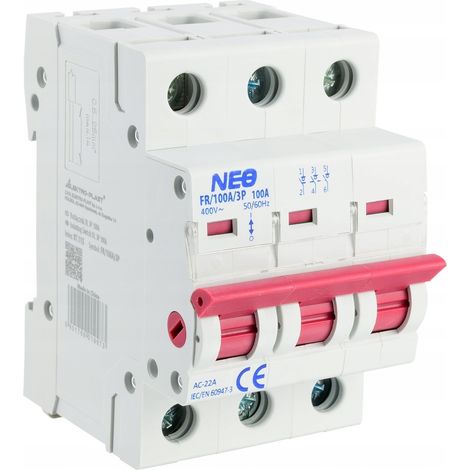 Interruttore elektro-plast neo dl 3p 100A 400V (1/2)