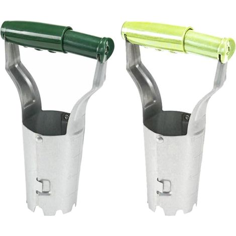 Garden tools for flower pots, bulb transplanting tool, automatic soil release for digging and filling garden holes (1/5)