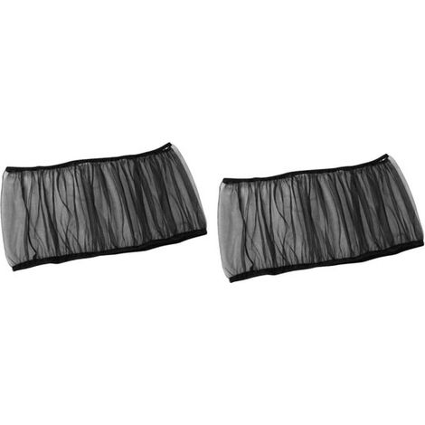 Filet pour cage à oiseaux - 25 x 110-150 cm - Noir - Polyester - Accessoires pour cage à oiseaux - Jupe élastique ajustable avec cordon de serrage - Housse (1/5)