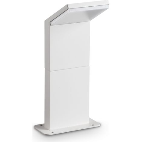 Ideal Lux Lampada da terra Style 1 luce LED integrato IP54 bianco alluminio