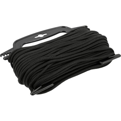 Geflochtenes Polypropylenseil 5 mm, 30 m, schwarz