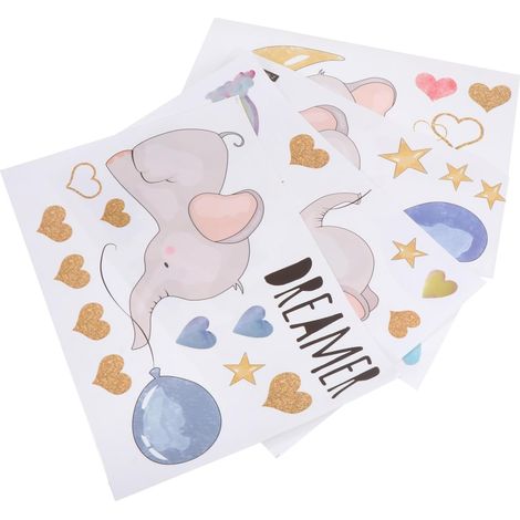 Totority Adorables autocollants muraux en PVC représentant (1/5)