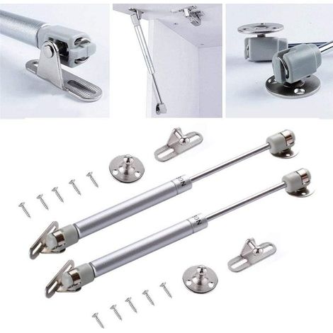 Set of 2 150N gas springs – Soft-close hinges for furniture – Secure installation – Maximum load 15kg (1/5)