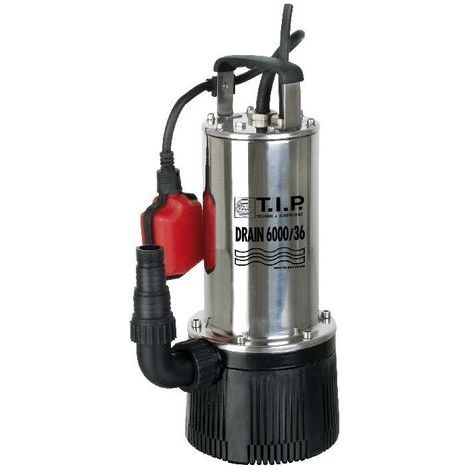 T.I.P. Klar-/Schmutzwasser Tauchpumpe Drain 6000 l/h 36 m 950 Watt Tauchpumpen