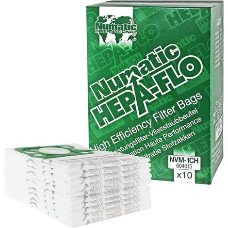 Lot de 10 sacs Hepa-FLO SMS pour aspirateur Henry HVR200a HVR200 HVC200 (1/4)