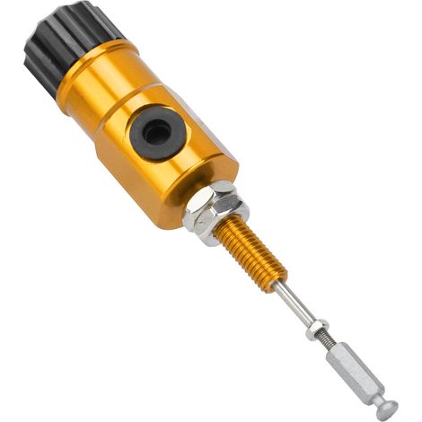 Levier de frein et d'embrayage en alliage d'aluminium pour moto, universel, adaptable à vélo, couleur jaune, pièce de rechange. (1/5)