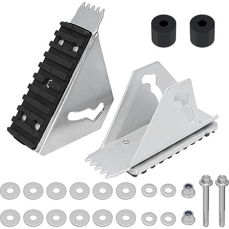 2PCS Extension Ladder Parts,  Shoe Kit for Extension Ladders,  Safety Extension Ladder Feet for Ladder Anti-Slip Foot Set (1/5)