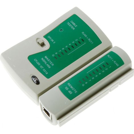 Testeur de câbles réseau LAN RJ45 RJ11 pour PC - Outils manuels (1/5)