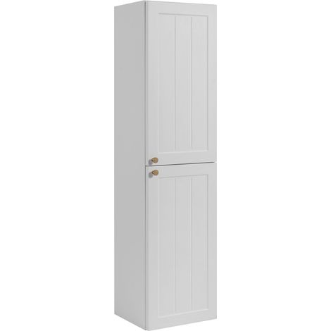 Rodan Badschrank 40 cm, Schwarz Matt und Holz, 46 x 40 x 57 cm, geriffelte Türen, ohne Waschtischplatte, 2 Ablagen, feuchtraumgeeignet