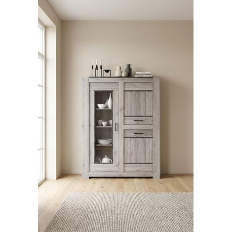 Vaisselier/argentier contemporain chêne gris Talisman (1/5)
