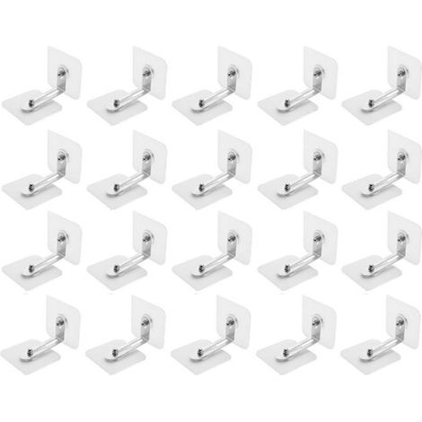 Lot de 20 chevilles d'expansion pour meubles (6 x 6 cm) - Supports anti-basculement pour meubles TV - Fixations murales autocollantes et anti-chute (1/5)