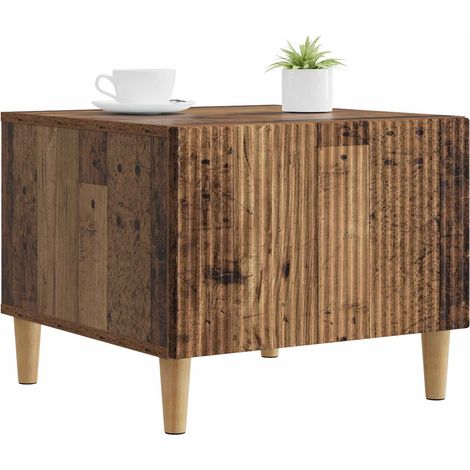 Maison Exclusive - Couchtisch mit Schubladen Altholz 49 x 50 x 40