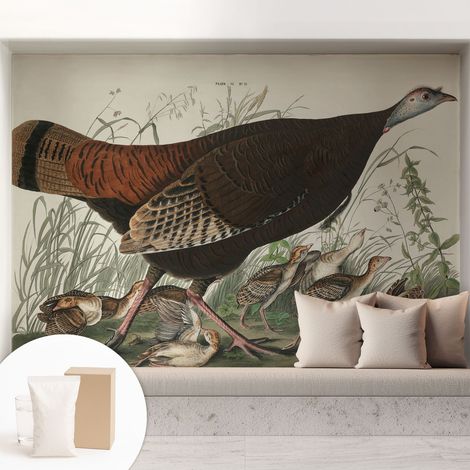 Carta Da Parati Non Tessuto - Con Colla Gratuita - Con Motivi Moderni - Design Elegante Per Pareti Armonia naturale 208x146 cm (1/5)