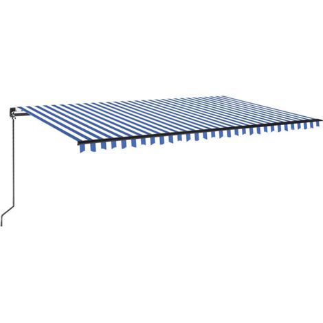Maison Exclusive - Markise Manuell Einziehbar mit LED 500x350 cm
