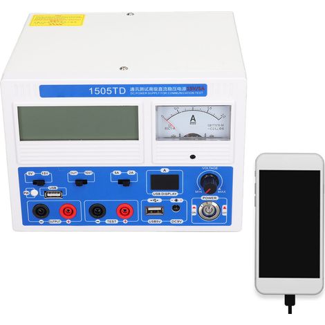 Alimentation CC régulée avancée 1505TD pour les tests de communication (1/5)