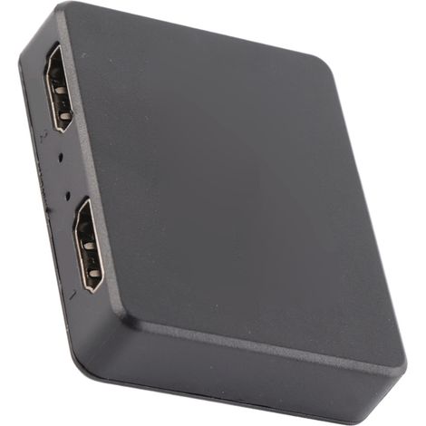 Convertisseur HDMI, adaptateur HDMI 1 entrée, 2 sorties, répartiteur/commutateur HDMI, hub 3D 1080p, câble (1/5)