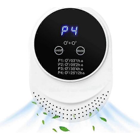 Idéal pour éliminer les odeurs fortes, ioniseur d'air pour la maison, les animaux domestiques, les toilettes, le dressing, la chambre, la cuisine, et pour lutter contre la fumée. Prise européenne. (1/5)