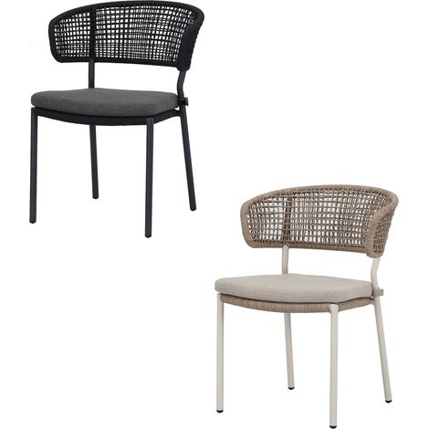 Best Spitz Dinning Sessel Gartenstuhl Gartensessel 59x66x82 cm in mehreren Farben