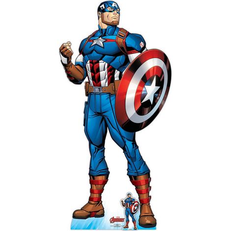 Figurine en carton Avengers Captain America Comics H 191 CM (1/5)