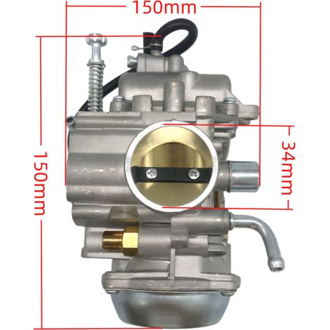 PD34J-Vergaser, kompatibel mit dem 700 4x4 Quad (Modelle 2002, 2003 und 2006, Teilenummer 606-029). Polaris Quad-Kraftstoffsystem für effiziente Zerstäubung und problemlosen Kaltstart.