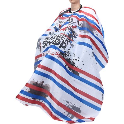 Tablier de coiffure imperméable et antistatique, blouse de coiffeur en tissu (1/5)