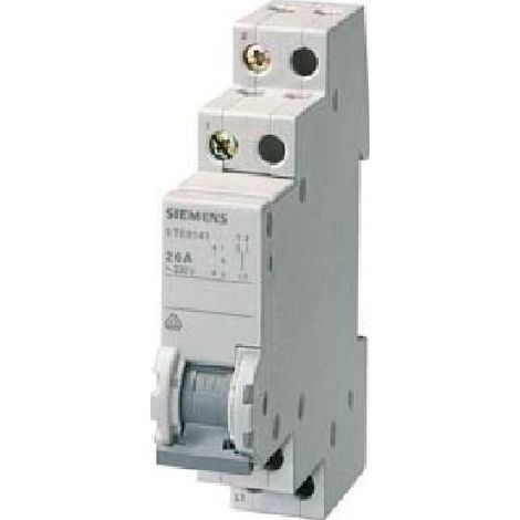 Interruptor de potencia modular I-0-II (red eléctrica-generador) 20A 2P 5TE8142