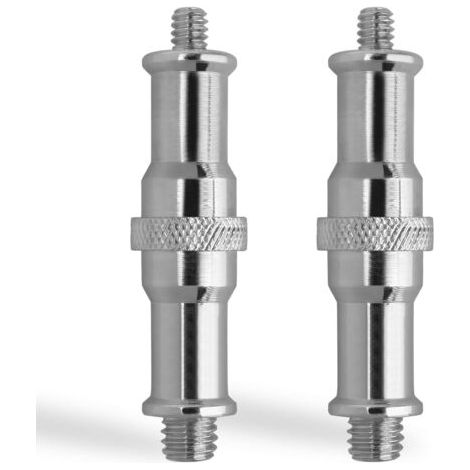Paquete de 2 adaptadores de portalámfürs, adaptador de rosca de 3/8" a 1/4" für soporte de micrófono für trípode de cámara (1/5)