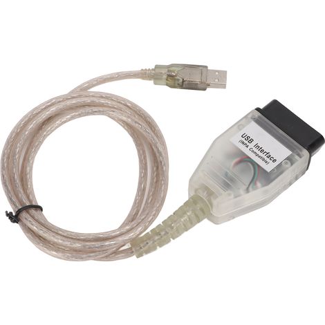 Kit OBD2 Diagnostic Scanner USB Interface avec CD de Remplacement pour BMW Série 3 E46 E83 E90 - Outil de Diagnostic Auto (1/5)