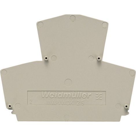 Weidmüller 1059100000-1 Abschlussplatte Passend für (Details): WDK 2.5 Grau 1 St.