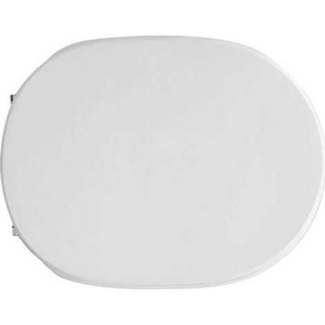 Abattant WC pour toilettes Pozzi Ginori Linea Abattant WC 44 x 35 cm avec charnie'res fixes et sie'ge en fonte de bois (1/4)