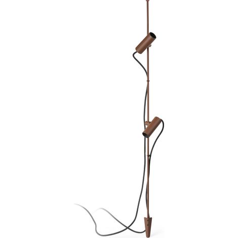 CLAP 1030 Estaca marrón óxido LED 2x6W 3000K 38º