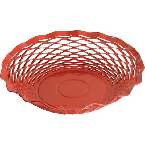 Roger Orfèvre - Corbeille à pain rouge 24.5 cm