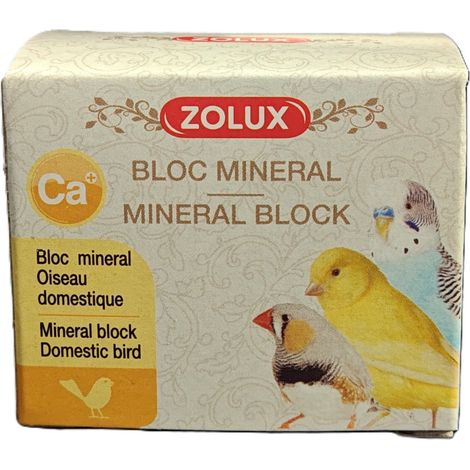 Bloc minéral 90 g pour oiseau domestique - zolux (1/5)