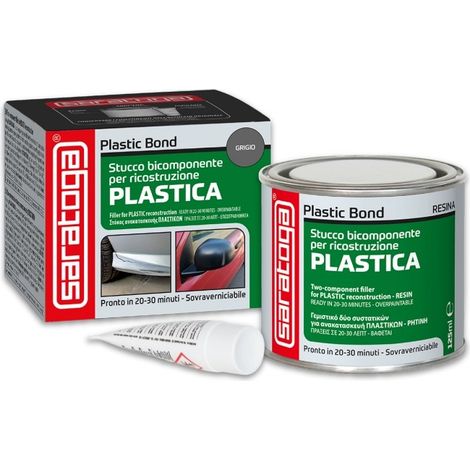 Saratoga Plastic Bond Stucco Bicomponente per Plastica 125ml