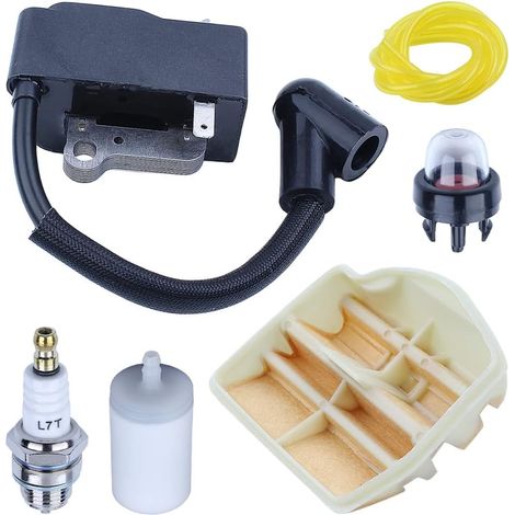 Kit de filtre à air pour bobine d'allumage, pour tronçonneuse Husqvarna 445 450 450E et pour tronçonneuse Jonsered 2245 2250, 573935701, 504571401, 544080803 (1/5)